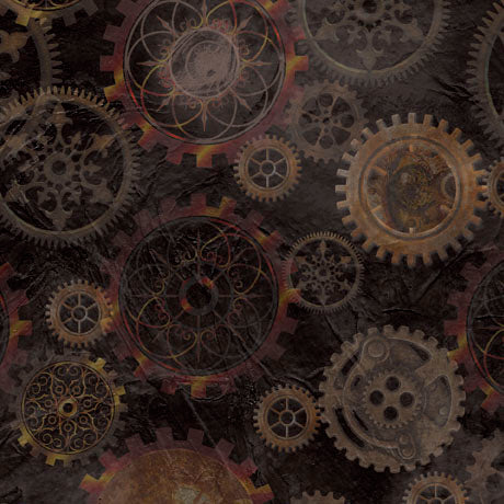 Steampunk Halloween 2 - Gears charcoal