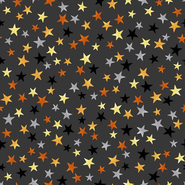 Midnight Magic - Stars, charcoal/multi