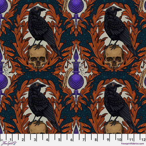 Mystic Moonlight - Crow Damask - Multi