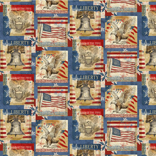 Colors of Courage - Americana Sampler mulitcolored