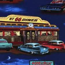 On the Road - 50's retro route 66 diner theme